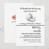 Einzigartige, lustige Hochzeitseinladung Einladung (Vorne/Hinten)