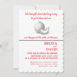 Einzigartige, lustige Hochzeitseinladung Einladung