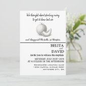 Einzigartige, lustige Hochzeitseinladung Einladung (Stehend Vorderseite)