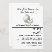 Einzigartige, lustige Hochzeitseinladung Einladung (Vorne/Hinten)