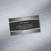 Einzigartige magnetische Visitenkarte DJ (Beispiel)