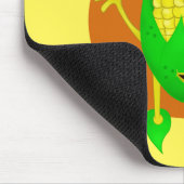 Einzigartige Maismonsterillustration für Kinder Mousepad (Ecke)