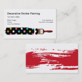 Einzigartige Maler-Visitenkarten Visitenkarte (Vorne/Hinten)