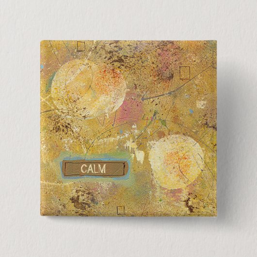 Einzigartige Malerei der ruhigen natürlichen Kunst Button (Vorderseite)