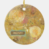 Einzigartige Malerei der schönen natürlichen Kunst Keramikornament (Hinten)