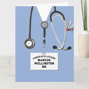 Einzigartige Medical School Abschluss Card Karte