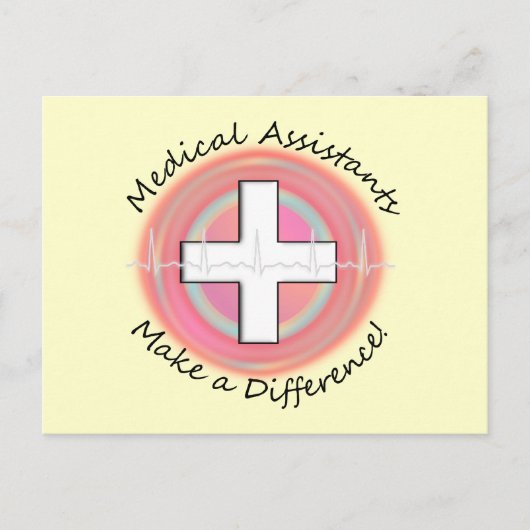 Einzigartige medizinische Assistenzgeschenke Postkarte (Vorderseite)