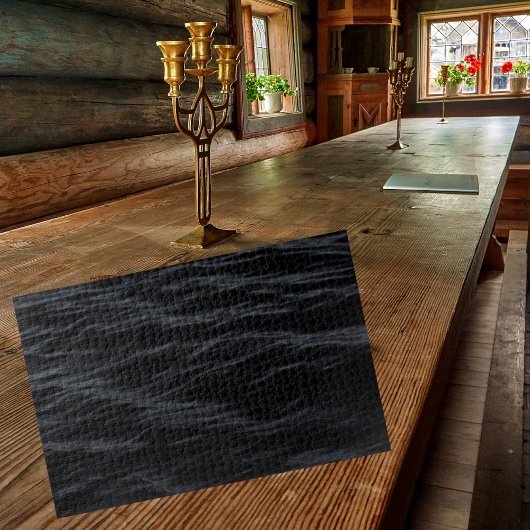 Einzigartige Meereswellen von soliden schwarzen Pu Puzzle