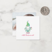 Einzigartige Mini Weihnachtsankündigung Mitteilungskarte (Vorderseite/Rückseite Beispiel)