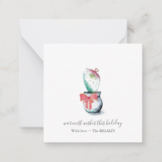 Einzigartige Mini-Weihnachtsgeschenke mit Umschläg Mitteilungskarte (Vorderseite)