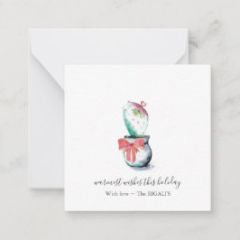 Einzigartige Mini-Weihnachtsgeschenke mit Umschläg Mitteilungskarte