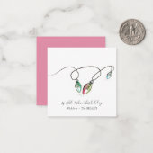 Einzigartige Mini-Weihnachtsgeschenke mit Umschläg Mitteilungskarte (Vorderseite/Rückseite Beispiel)