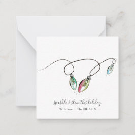 Einzigartige Mini-Weihnachtsgeschenke mit Umschläg Mitteilungskarte