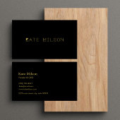 Einzigartige Minimalistische Gotthypografie Visitenkarte