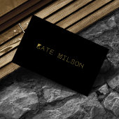 Einzigartige Minimalistische Gotthypografie Visitenkarte