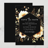 Einzigartige Minimalistische Hochzeit Save The Date (Vorne/Hinten)