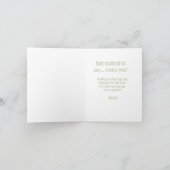 Einzigartige "Miss You"-Karte mit Blumenrippe & Vo Karte (Innenseite)