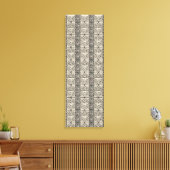 Einzigartige moderne Abstrakt geometrische Pixelmu Leinwanddruck (Insitu (Wohnzimmer))