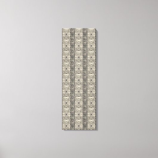 Einzigartige moderne Abstrakt geometrische Pixelmu Leinwanddruck (Vorderseite)