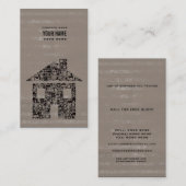 Einzigartige moderne berufliche visitenkarte (Vorne/Hinten)