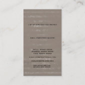 Einzigartige moderne berufliche visitenkarte (Rückseite)