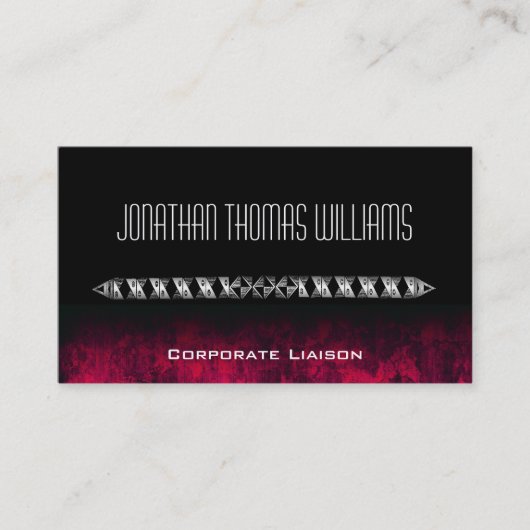 Einzigartige moderne Berufliche Visitenkarten Visitenkarte (Vorderseite)