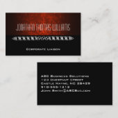 Einzigartige moderne Berufliche Visitenkarten Visitenkarte (Vorne/Hinten)