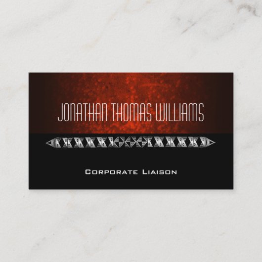 Einzigartige moderne Berufliche Visitenkarten Visitenkarte (Vorderseite)