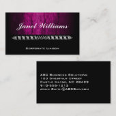 Einzigartige moderne Berufliche Visitenkarten Visitenkarte (Vorne/Hinten)