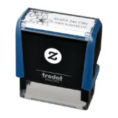 Einzigartige Moderne Boho Floral Permastempel (Produkt)