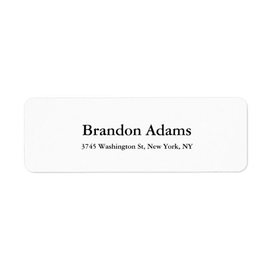 Einzigartige Moderne Elegant Schlicht Schwarz & We (Vorne)