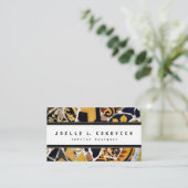 Einzigartige, moderne Fliesen-Collage Visitenkarte (Stehend Vorderseite)