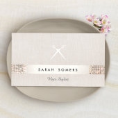 Einzigartige moderne Hair Stylist-Schere Visitenkarte