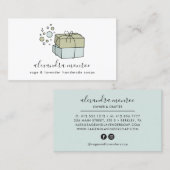 Einzigartige, moderne, handgefertigte Seifen-Visit Visitenkarte (Vorne/Hinten)