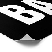 Einzigartige Moderne I Liebe Basketball Poster (Ecke)