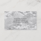 Einzigartige moderne Mauer Minimalistisch Schlicht Visitenkarte (Rückseite)