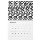 Einzigartige Moderne Minimalistische Abstrakte Kun Kalender (Jan 2026)