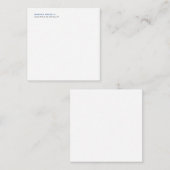 Einzigartige moderne Minimalistische Namensaktivit Mitteilungskarte (Vorne/Hinten)
