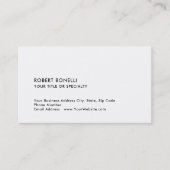 Einzigartige moderne Minimalistische Standardgröße Visitenkarte (Vorderseite)