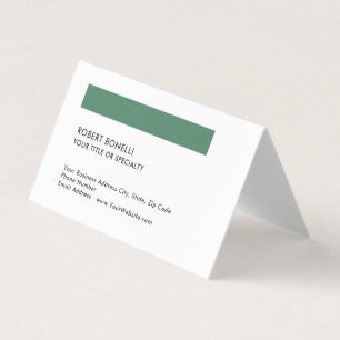 Einzigartige moderne Minimalistische Standardgröße Visitenkarten