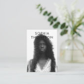 Einzigartige moderne QR Code Social Media Icons Visitenkarte (Stehend Vorderseite)