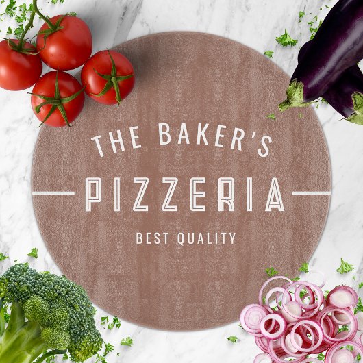 Einzigartige moderne Rustikale Pizzeria Pizza Schneidebrett