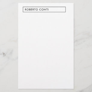 Einzigartige moderne Schlichte Minimalistische Bez Briefpapier