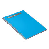 Einzigartige moderne Schlichte Minimalistische Bez Notizblock (Rechte Seite)