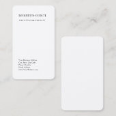 Einzigartige, moderne, Schlichte, Minimalistische Visitenkarte (Vorne/Hinten)