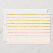 Einzigartige Moderne speichert Daten | Champagner Save The Date (Rückseite)