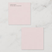 Einzigartige Moderne Stilvoll Minimalistisch Mitteilungskarte (Vorne/Hinten)