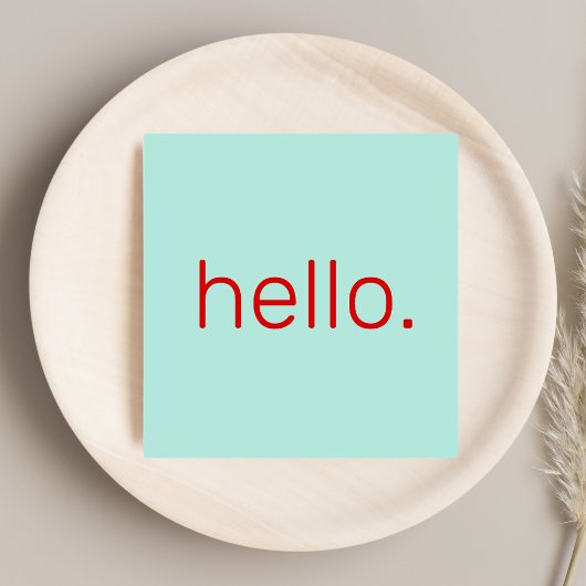 Einzigartige, moderne Typografie der Rothallo-Schr Quadratische Visitenkarte