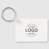 Einzigartige moderne Visitenkarte mit QR-Code Schlüsselanhänger (Rückseite)