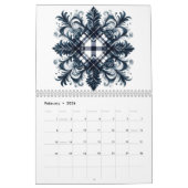 Einzigartige Moderne Wasserfarbe Abstrakt Art 2026 Kalender (Feb 2026)